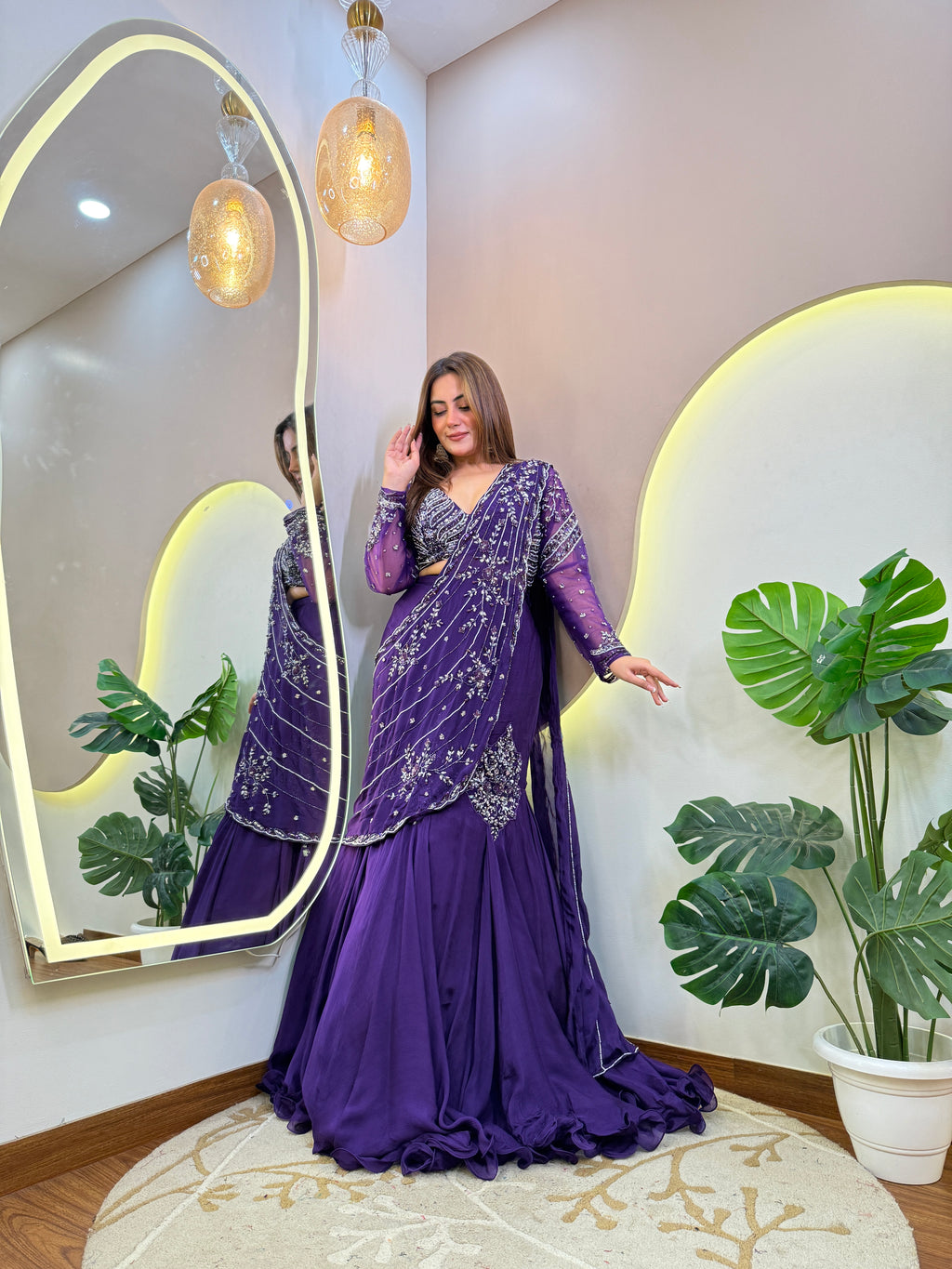 "NAZIYA " DRAPE SAREE