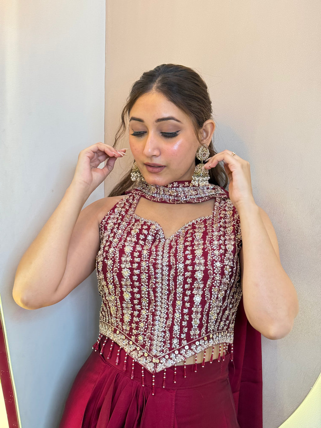 "ZEENAH" CROP TOP SKIRT