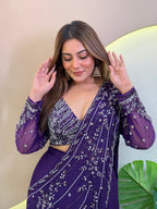 "NAZIYA " DRAPE SAREE