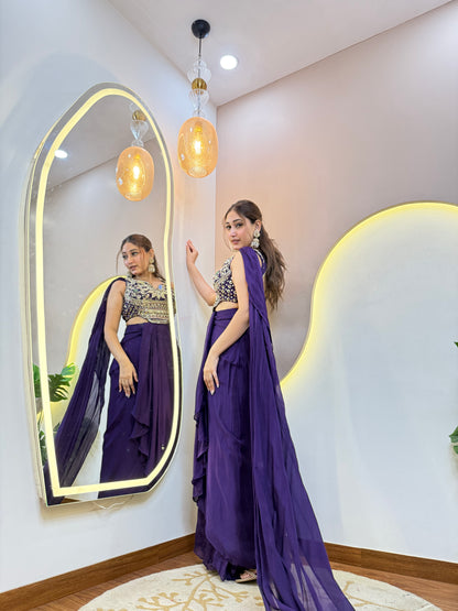 "AYAT " DRAPE SAREE
