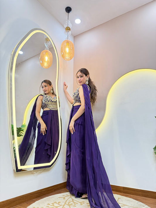 "AYAT " DRAPE SAREE