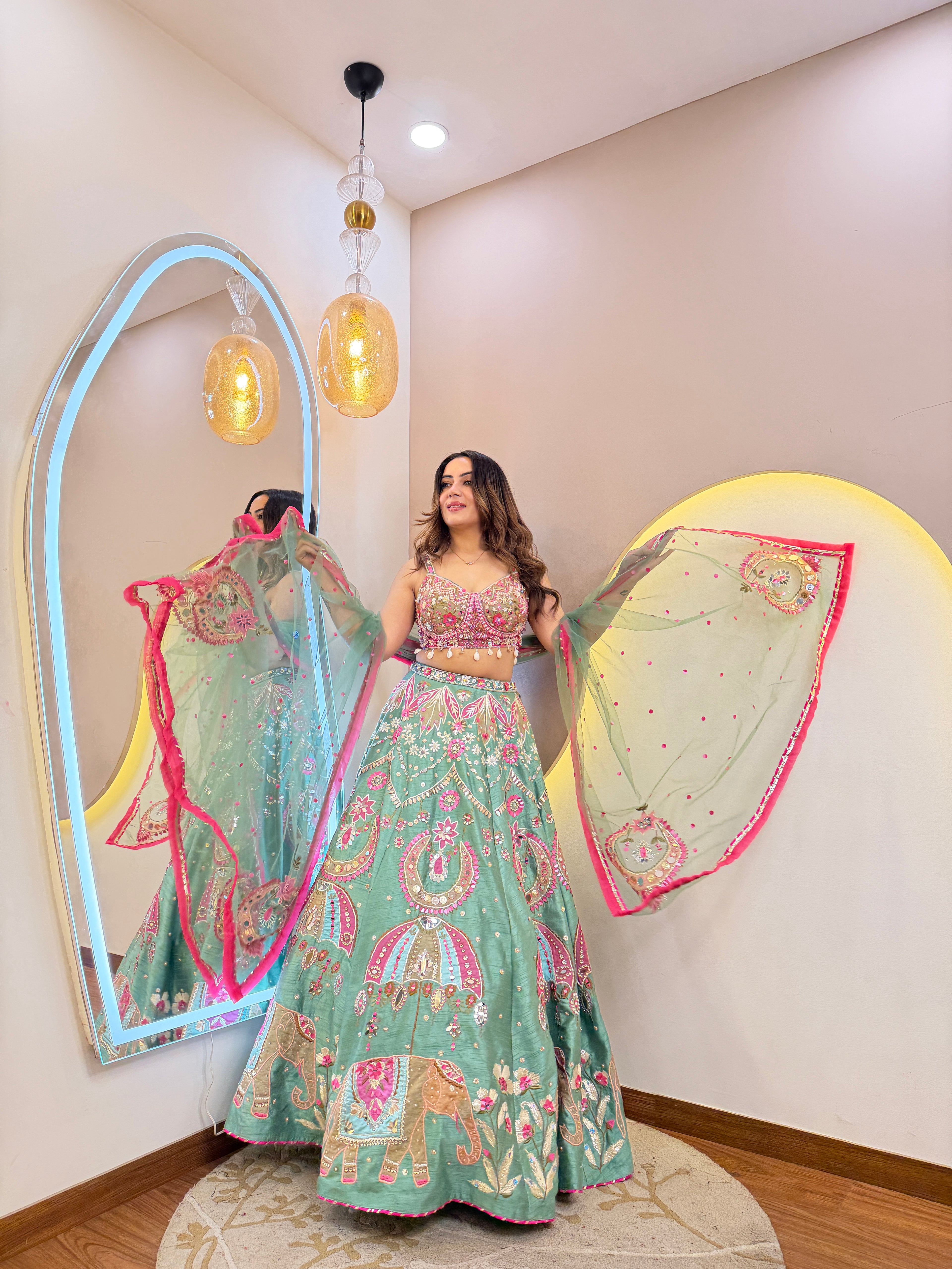 partywear lehnga