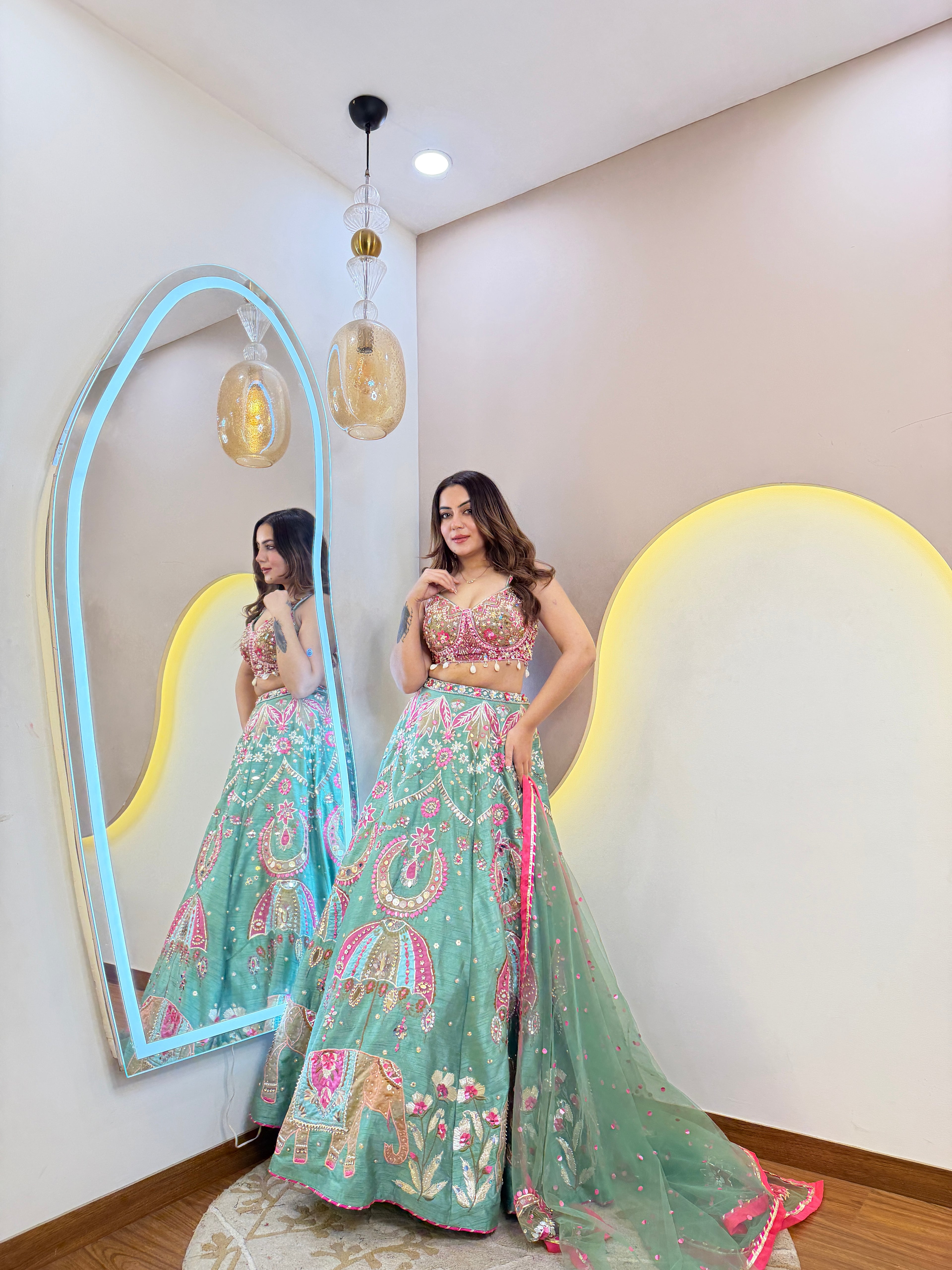 partywear lehnga