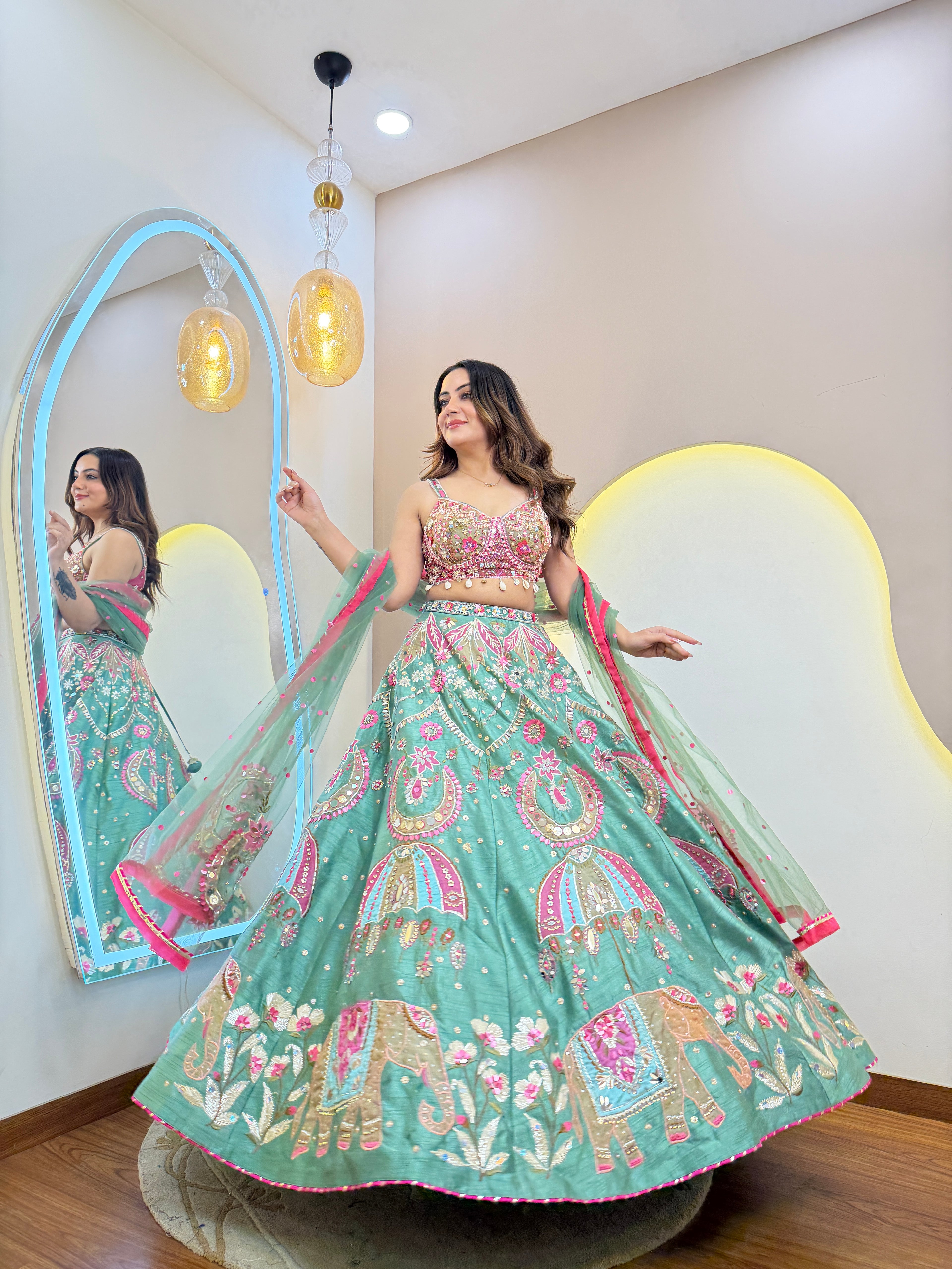partywear lehnga
