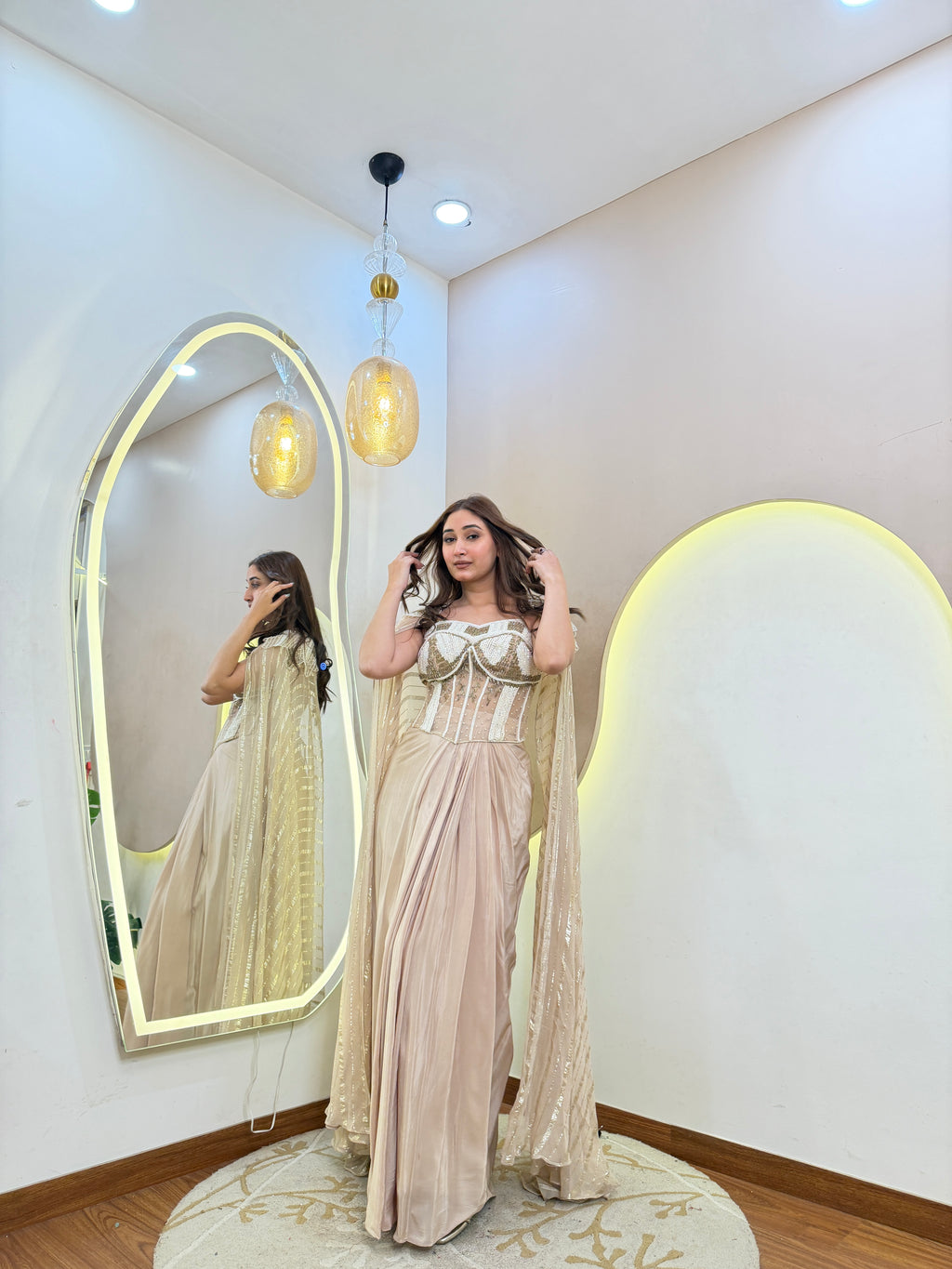 D688  DRAPE SAREE