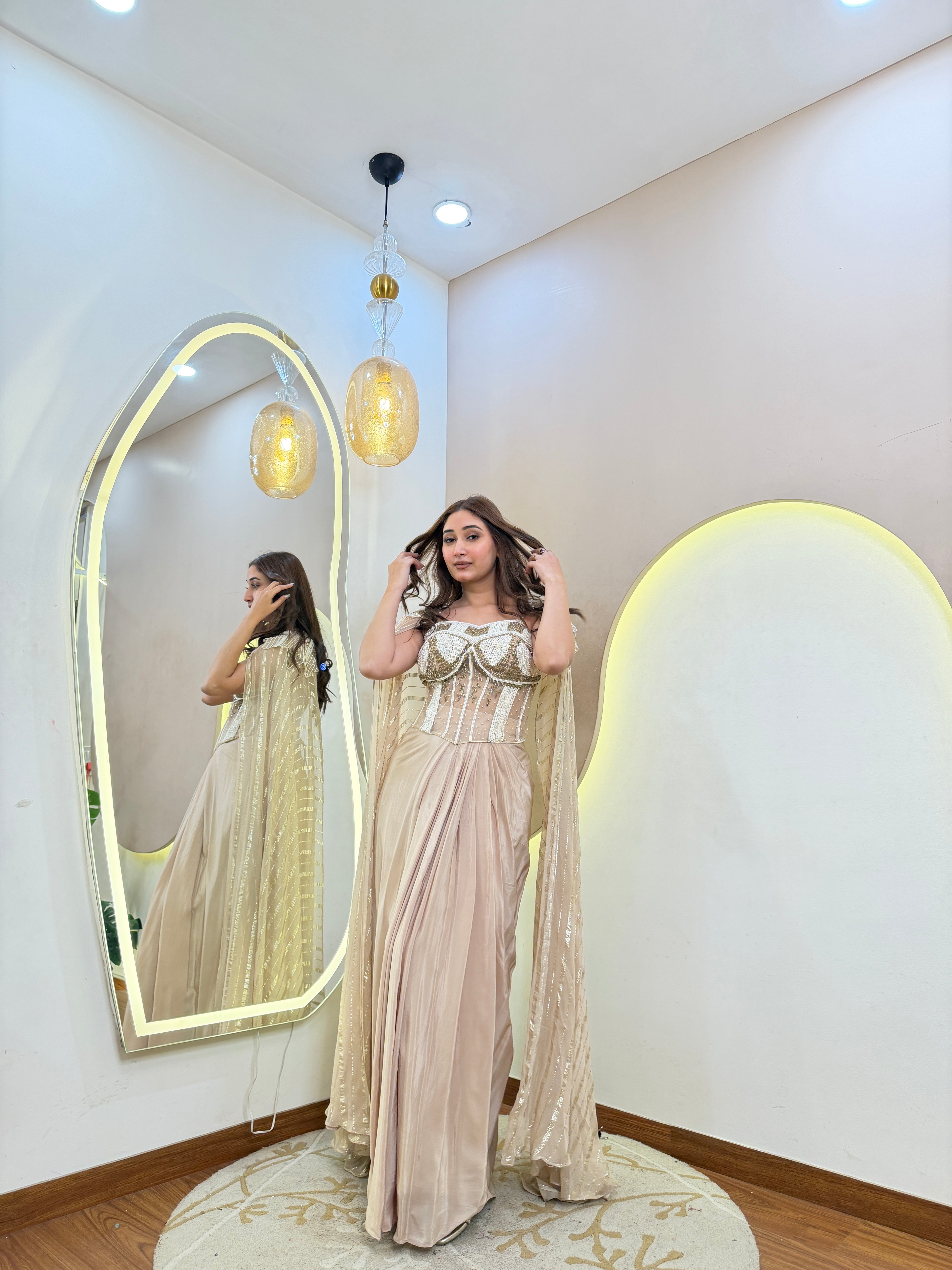 D688  DRAPE SAREE