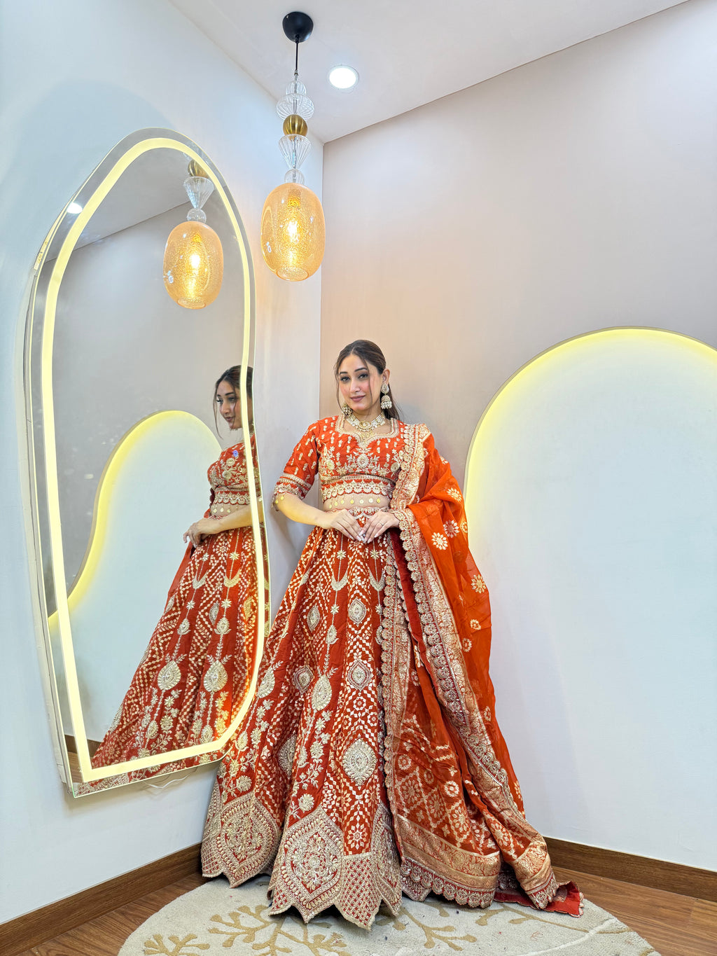 "TAHIRA" CROP TOP SKIRT