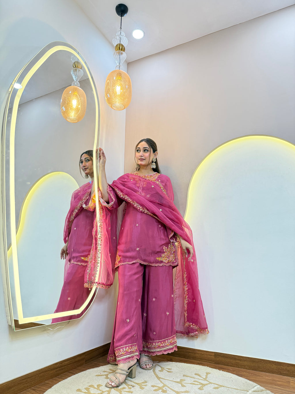 "MEHNAZ   " SHARARA SUIT