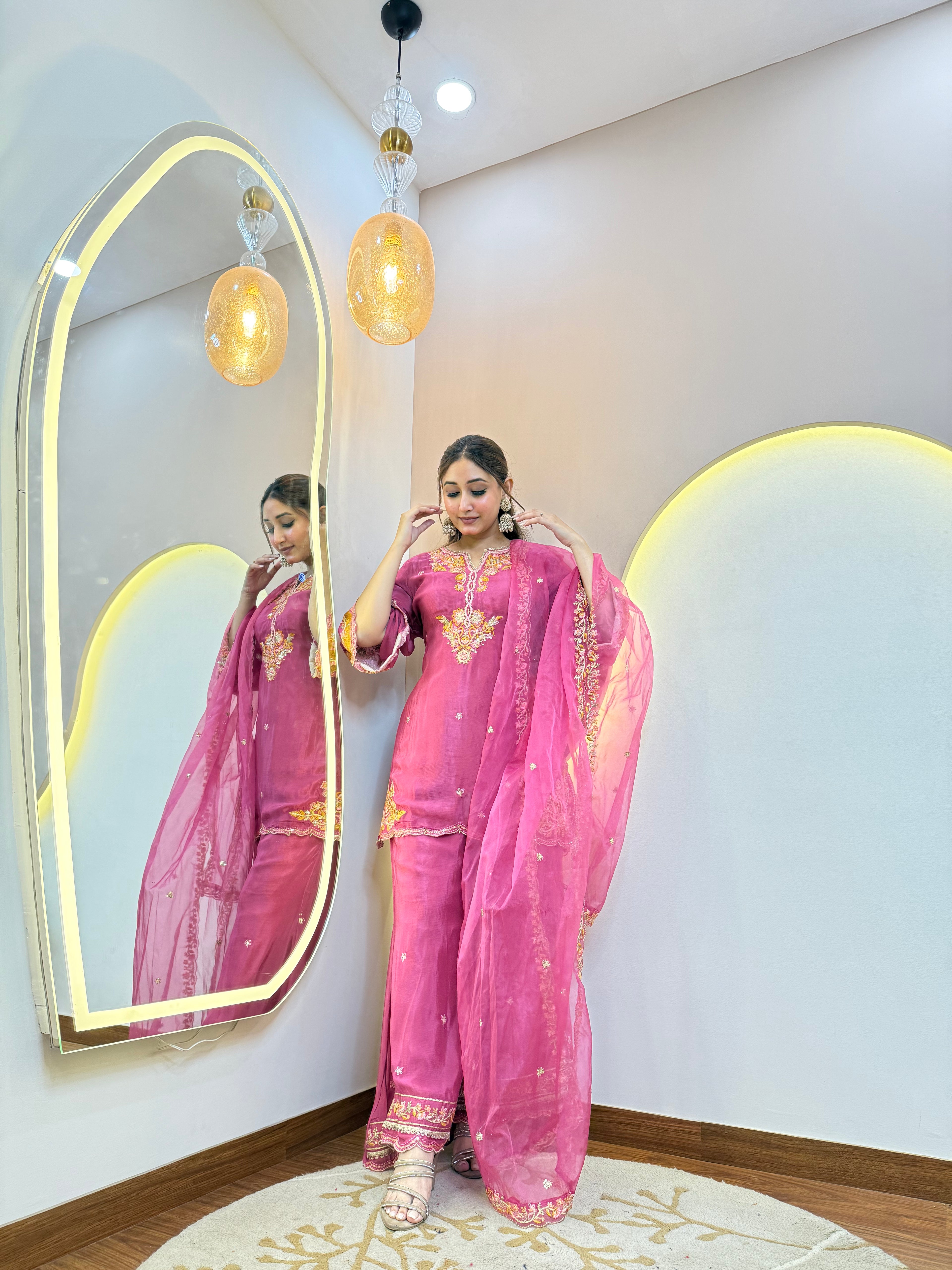 "MEHNAZ   " SHARARA SUIT