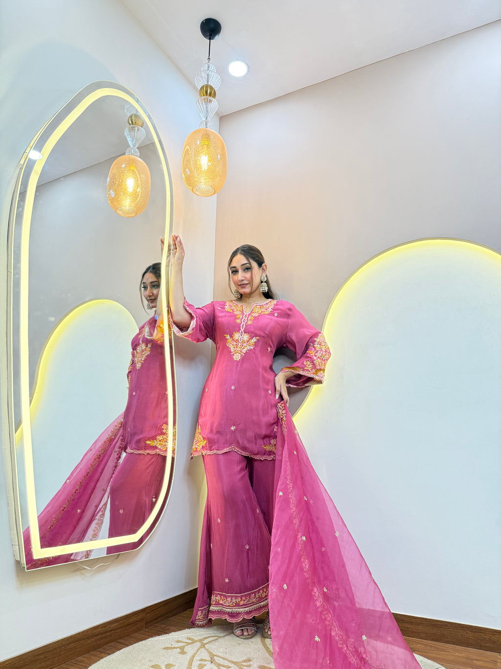 "MEHNAZ   " SHARARA SUIT