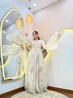 C663 SHERWANI SKIRT SET