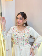 C663 SHERWANI SKIRT SET