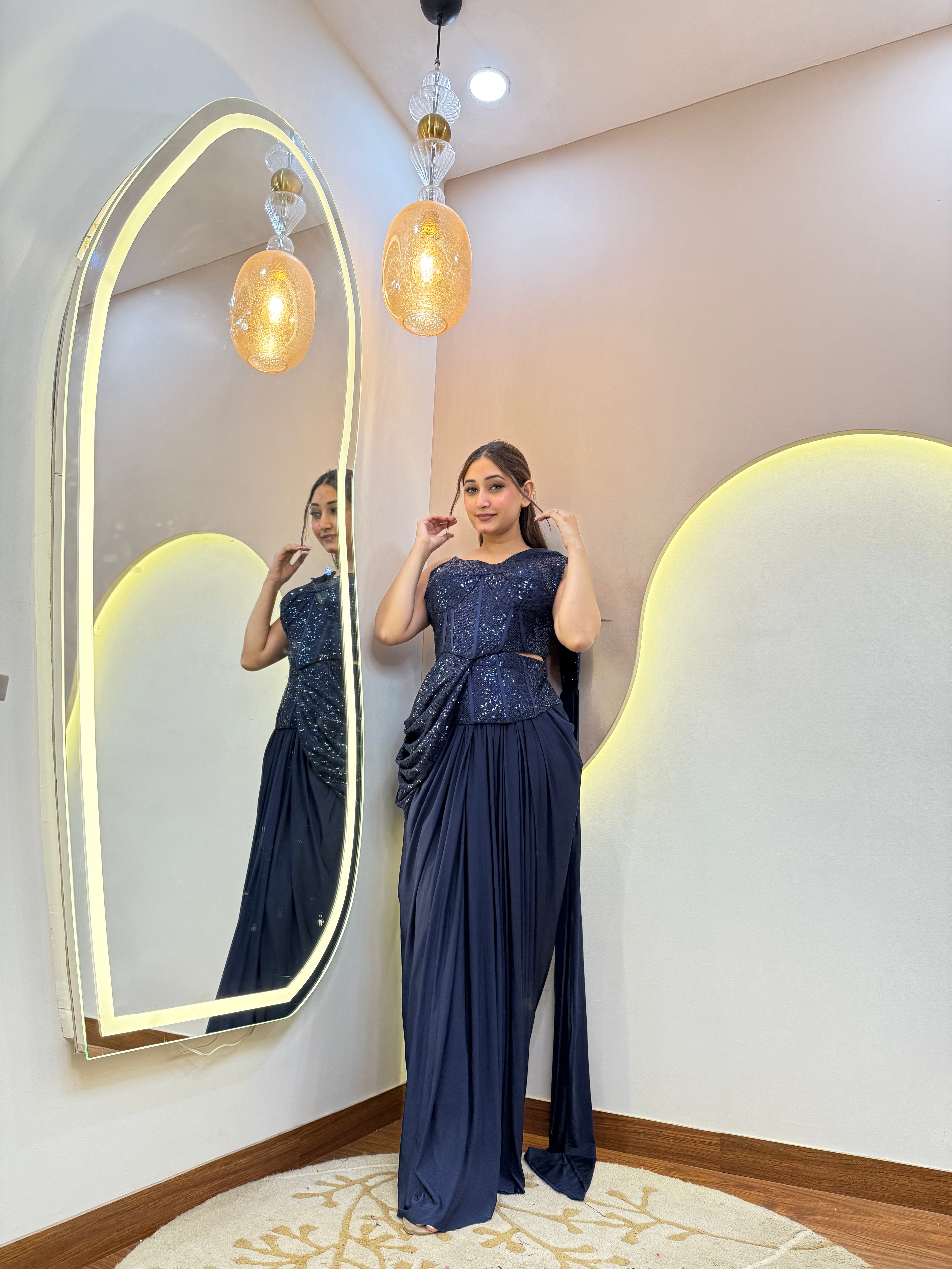 "ESRA   " DRAPE SAREE