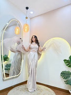 D44  DHOTI  STYLE  CORSET 3PC