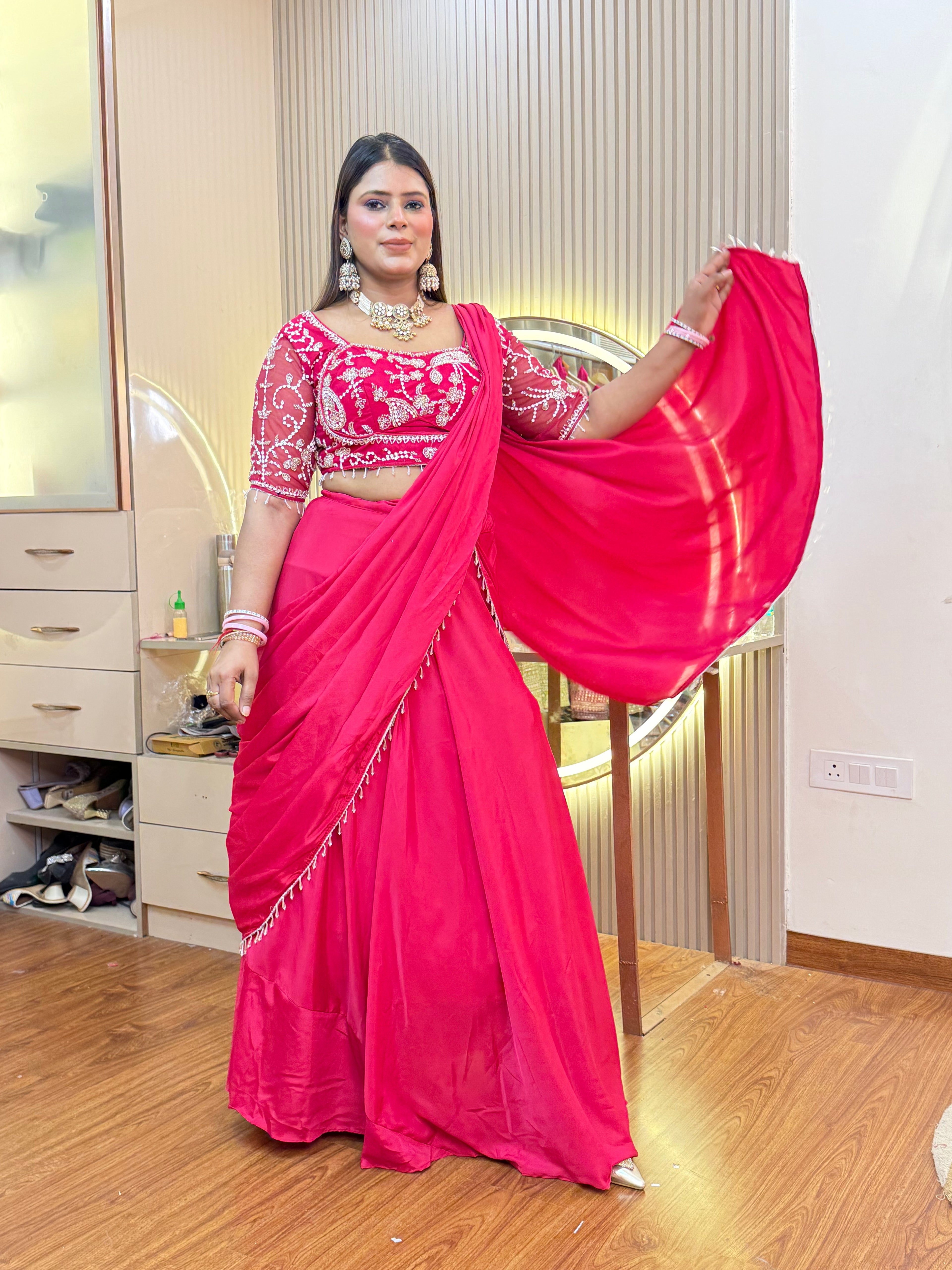 " SYAKIRA  " DRAPE SAREE