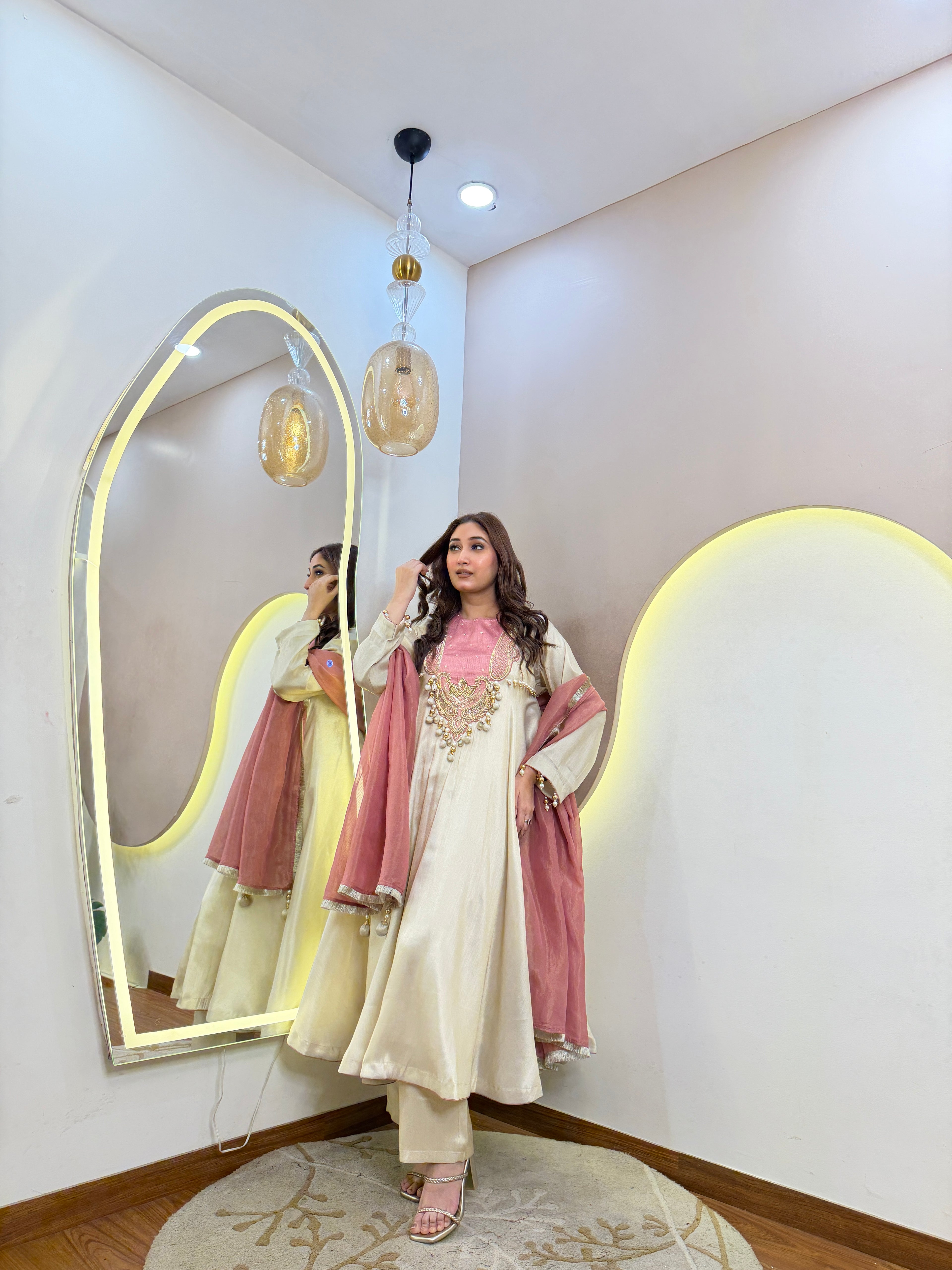D693   ANARKALI PANT SUIT OUTFIT  GOWN
