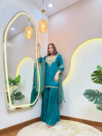 "HEBA" SHARARA SUIT