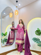 "AZZAH" BANDHNI SUIT