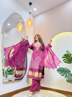 "AZZAH" BANDHNI SUIT