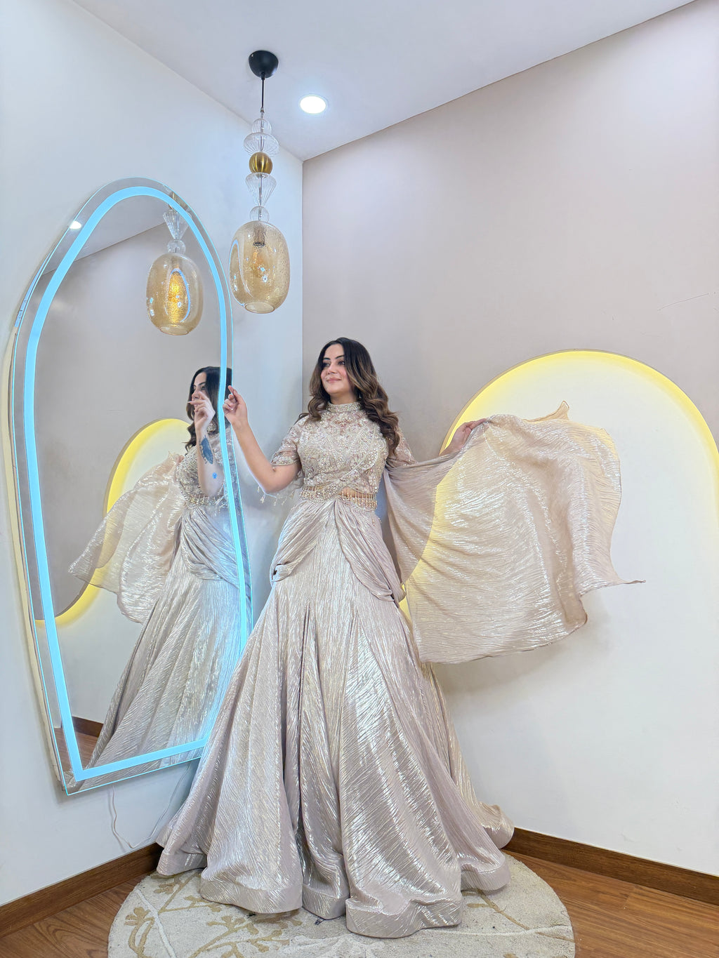 D186   CROP TOP SKIRT