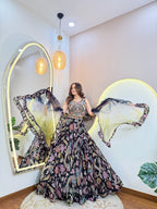 D52 BASMA  OUTFIT CROP TOP SKIRT