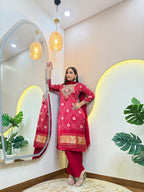 "AZZAH" BANDHNI SUIT