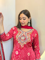 "AZZAH" BANDHNI SUIT