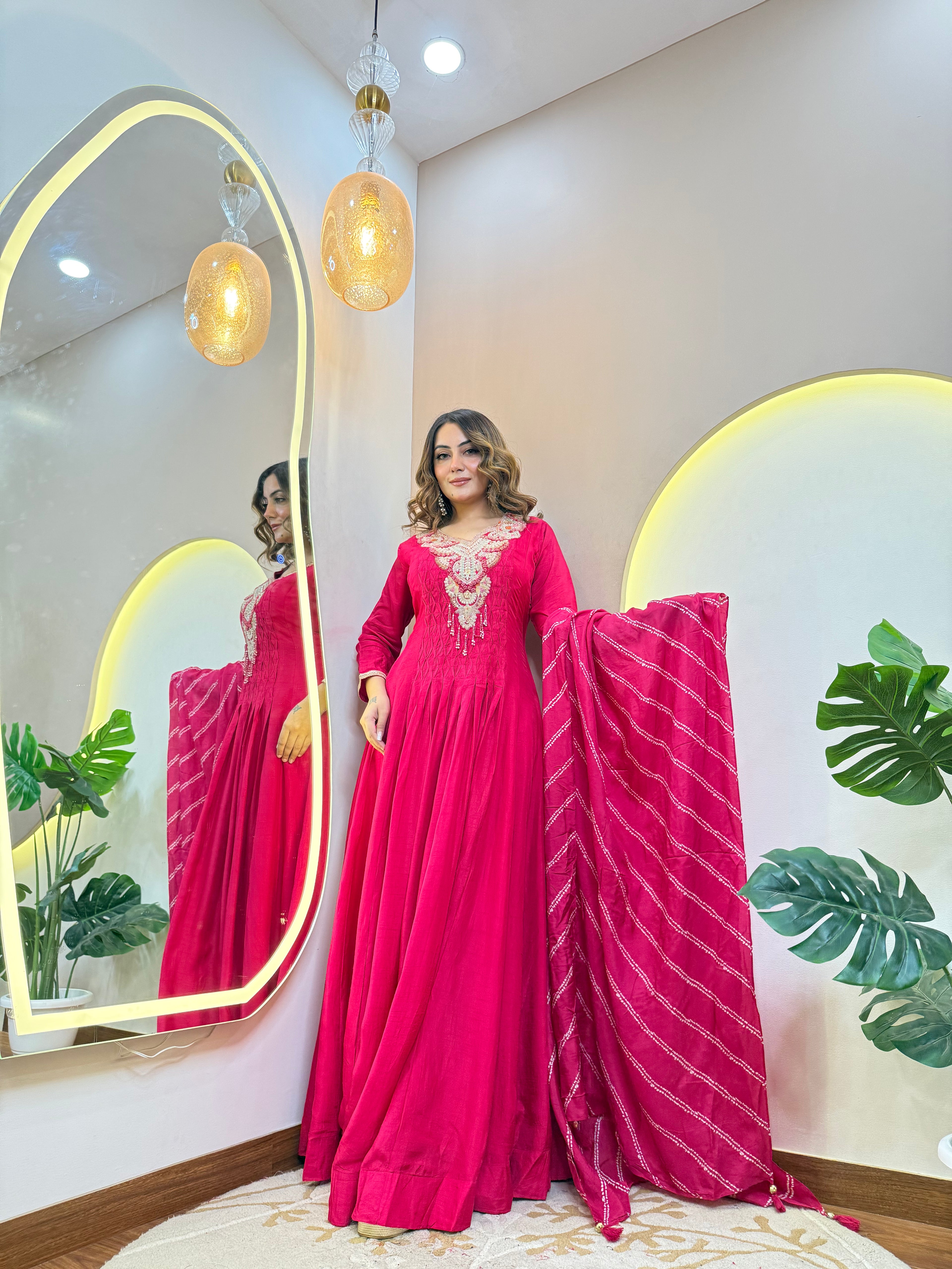 "URFI  " ANARKALI GOWN