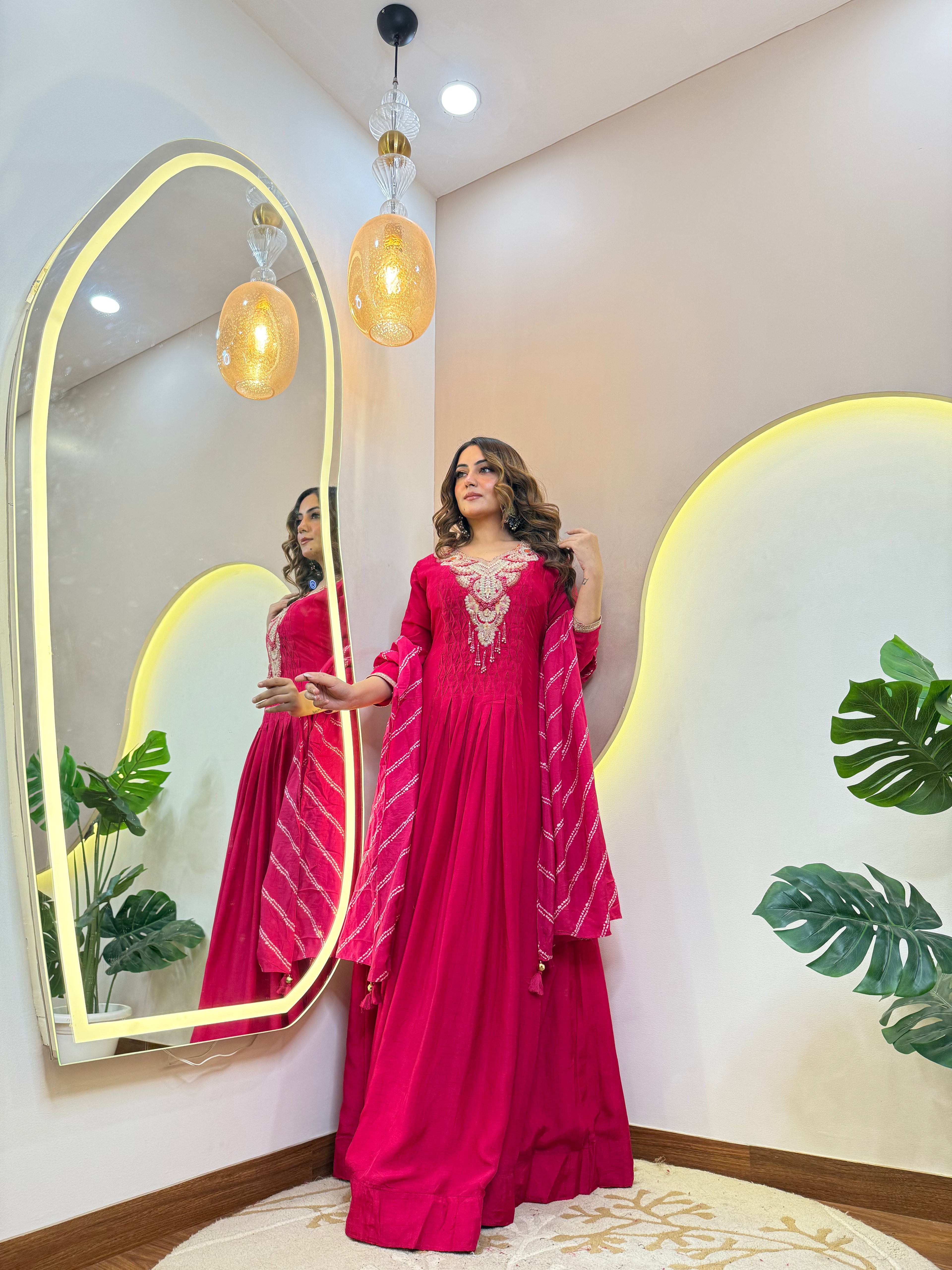 "URFI  " ANARKALI GOWN