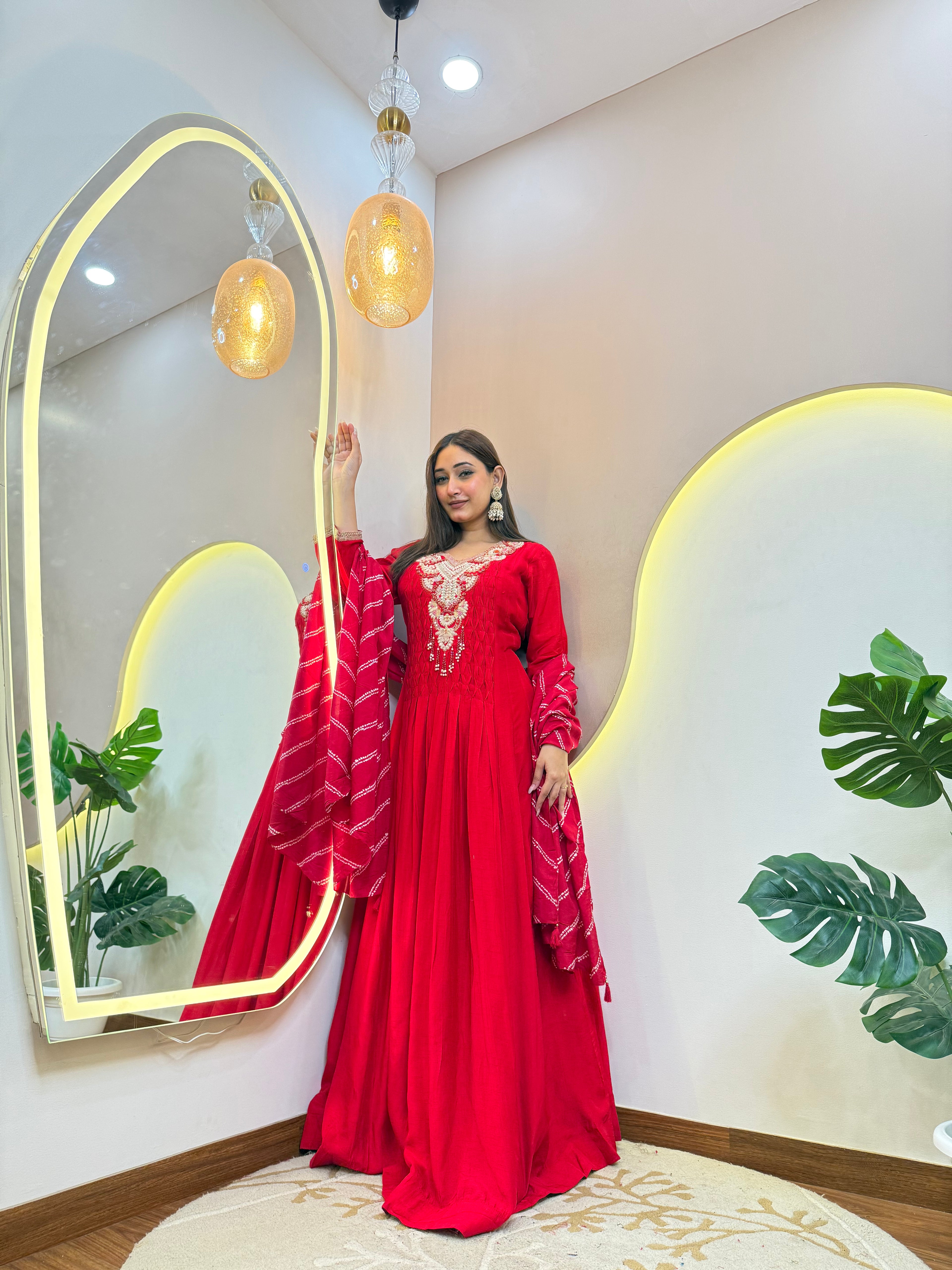 "URFI  " ANARKALI GOWN