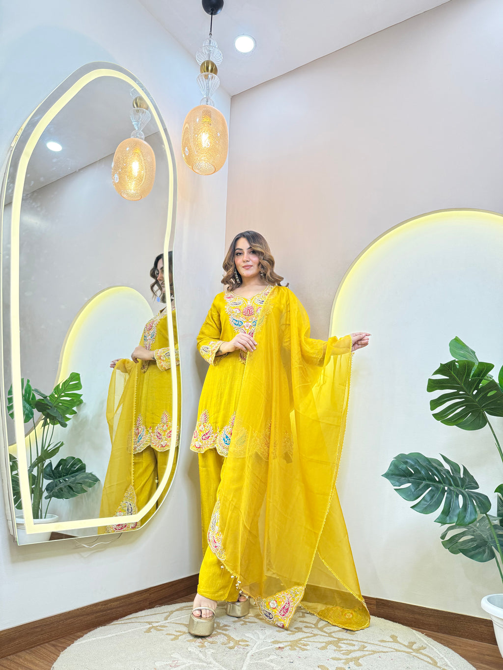 "AMELIA" SHARARA SUIT