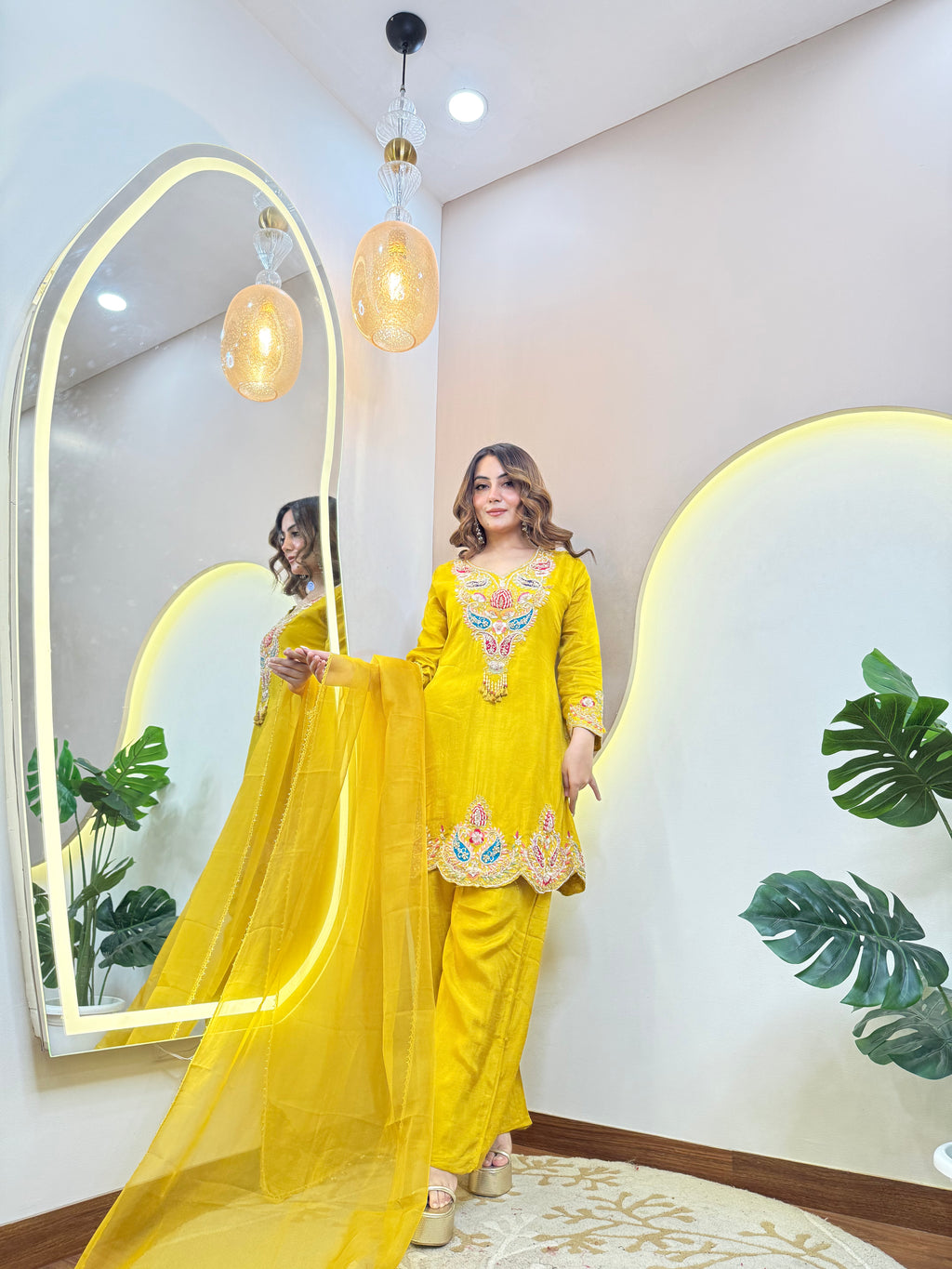 "AMELIA" SHARARA SUIT