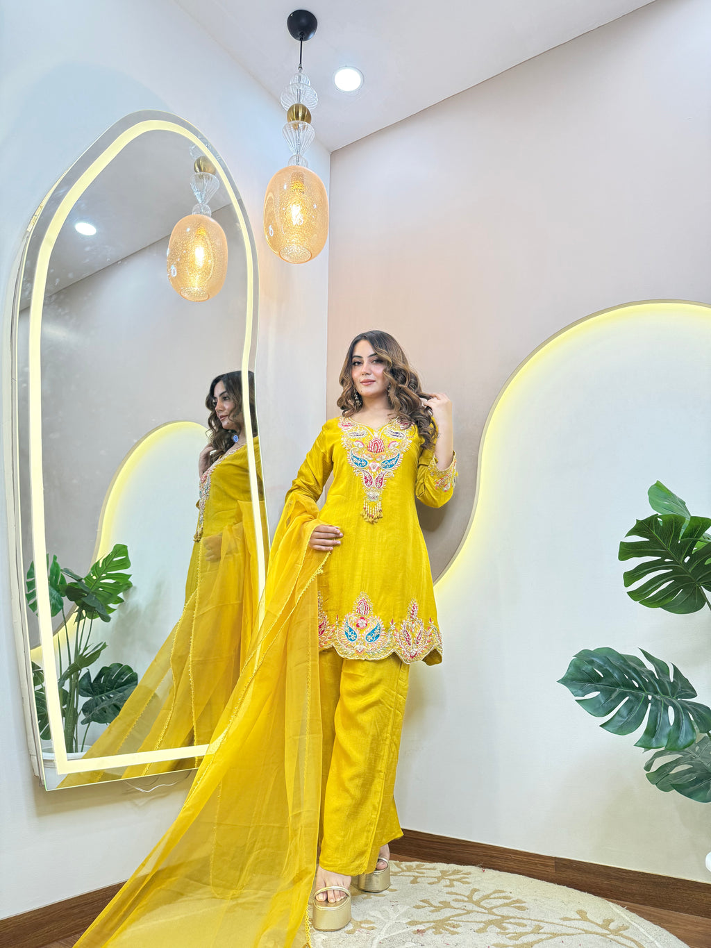 "AMELIA" SHARARA SUIT