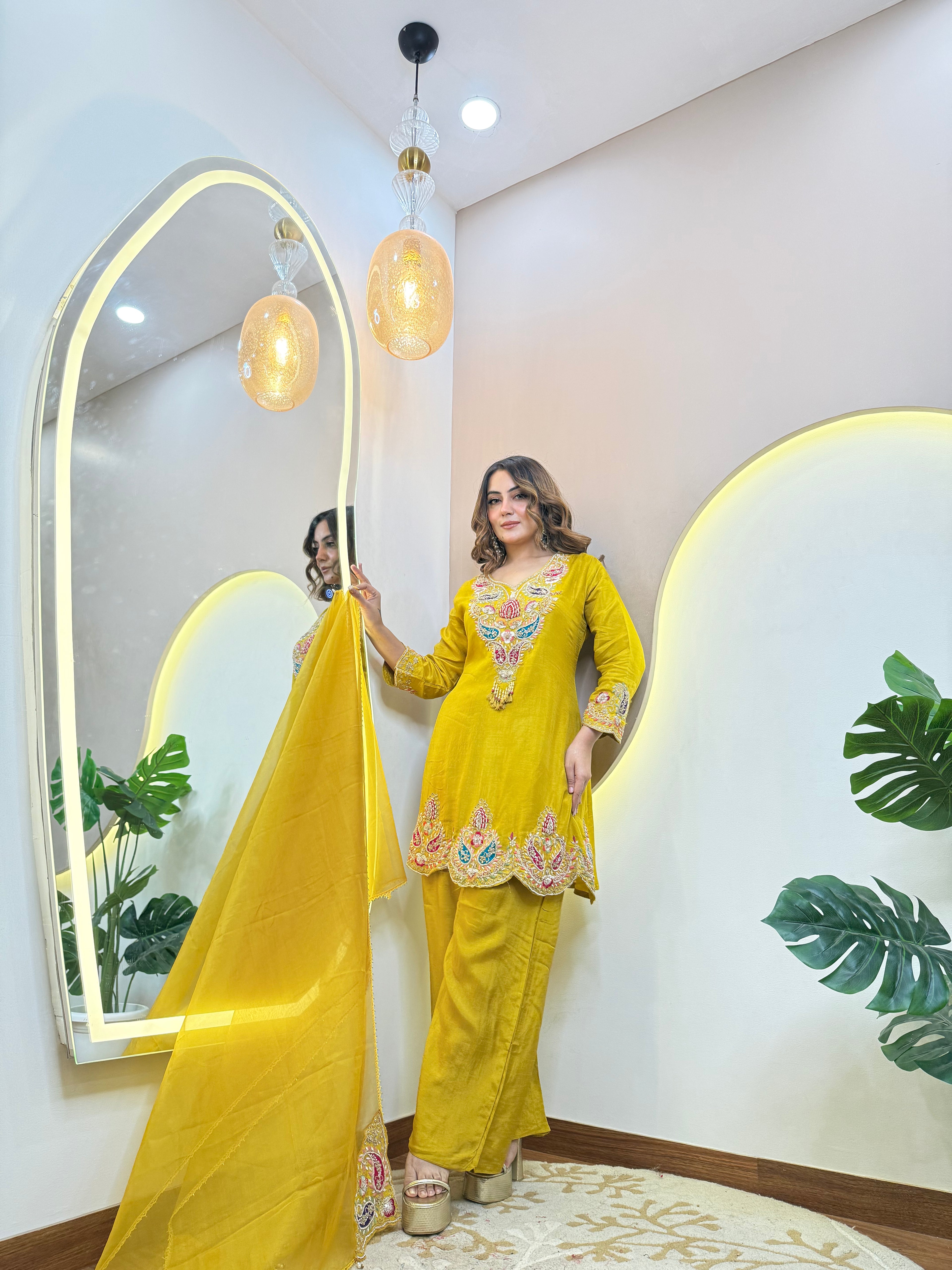 "AMELIA" SHARARA SUIT