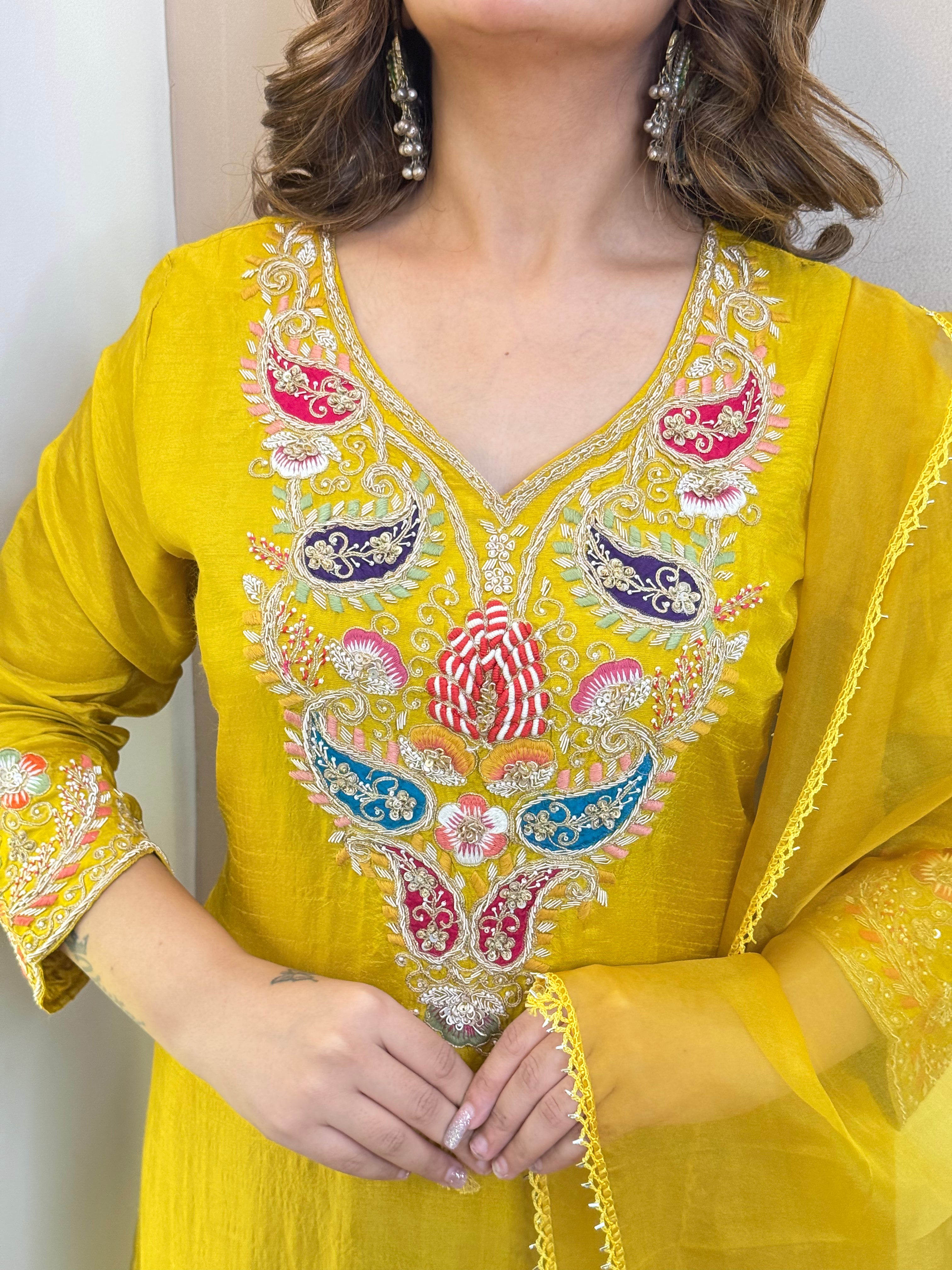 "AMELIA" SHARARA SUIT