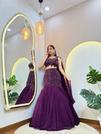 "MERMAID STYLE " CROP TOP SKIRT