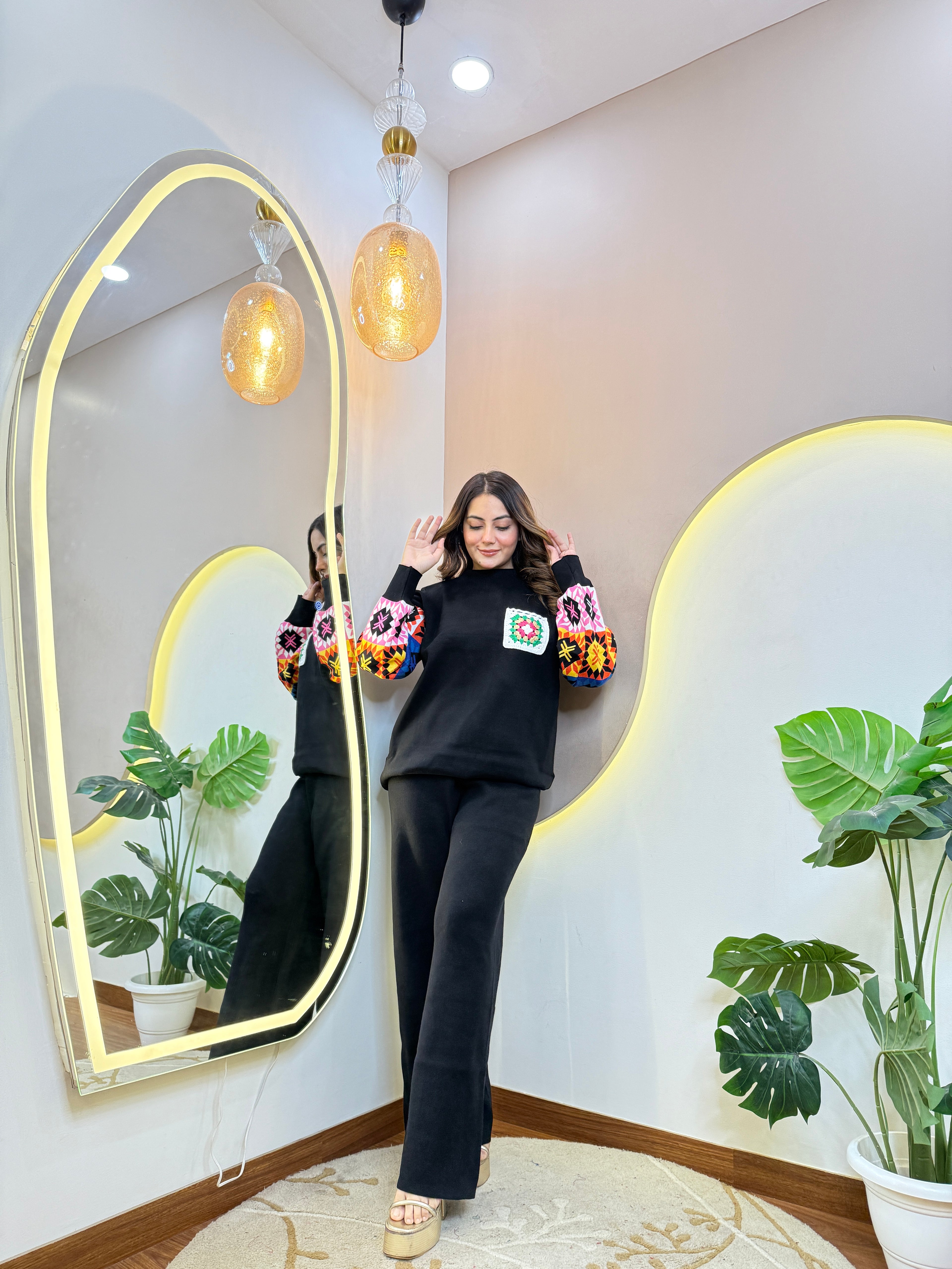 HARLIN WOOLEN CORD SET