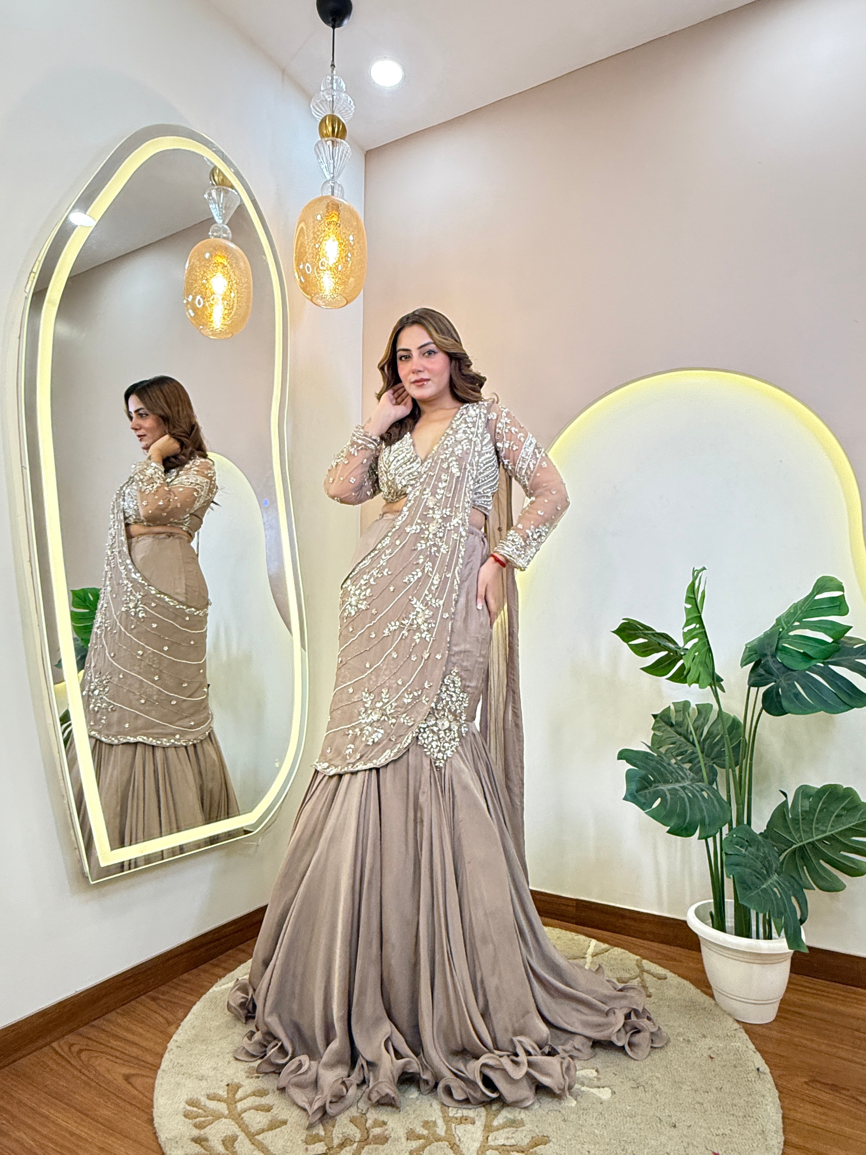 "NAZIYA " DRAPE SAREE