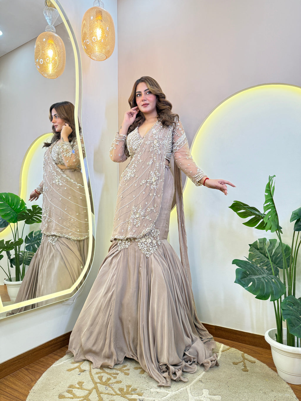 "NAZIYA " DRAPE SAREE