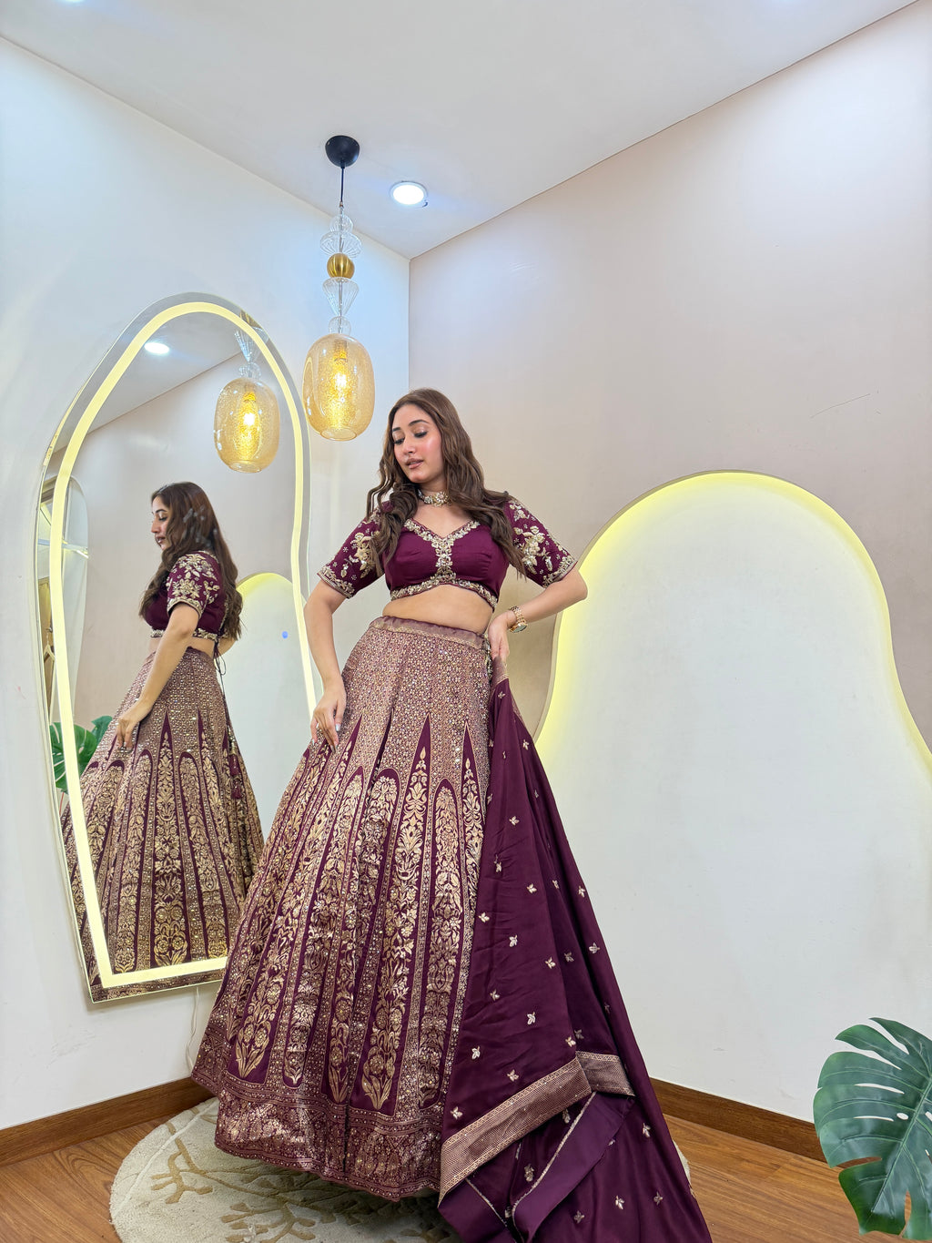 D354 partywear lehnga