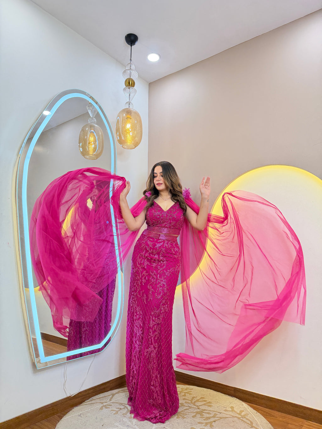 INDOWESTERN 2-PIECE DRESS