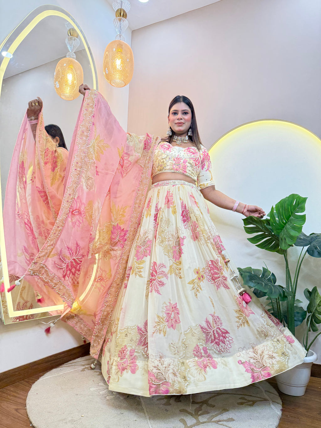 "HALIMA " CROP TOP SKIRT