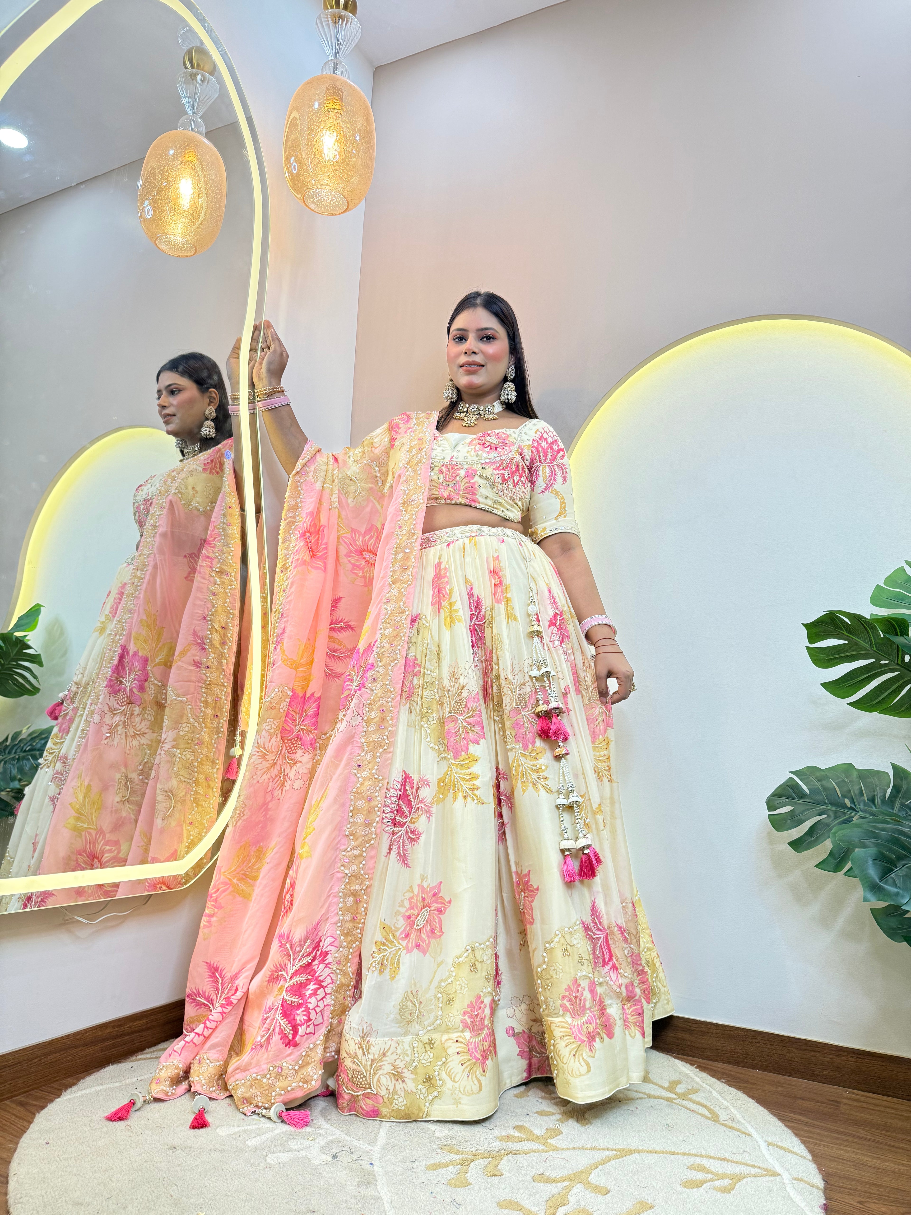 "HALIMA " CROP TOP SKIRT