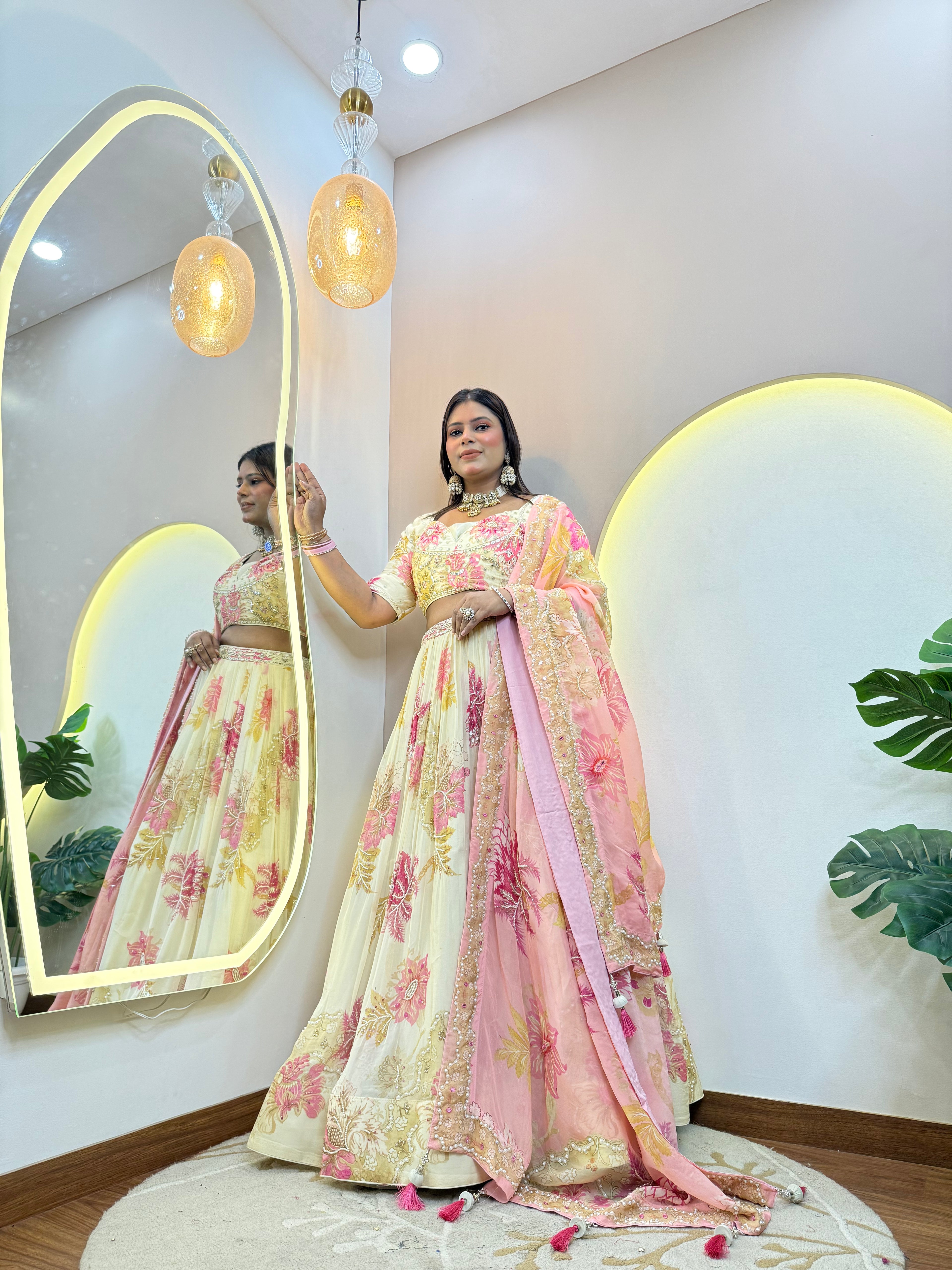 "HALIMA " CROP TOP SKIRT