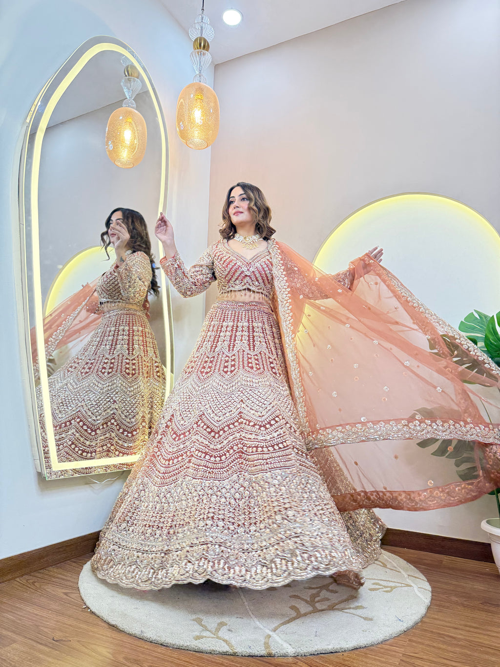 "CHADIA " CROP TOP SKIRT