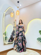 "AFEERAH" CROP TOP SKIRT