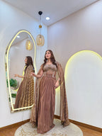 D688  DRAPE SAREE