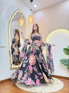 "AFEERAH" CROP TOP SKIRT