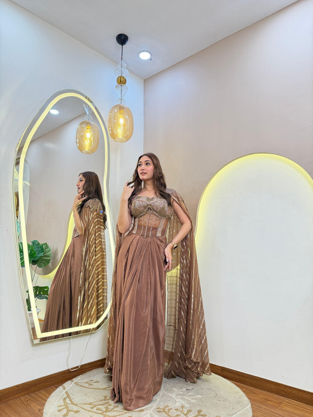 D688  DRAPE SAREE