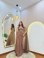 D688  DRAPE SAREE
